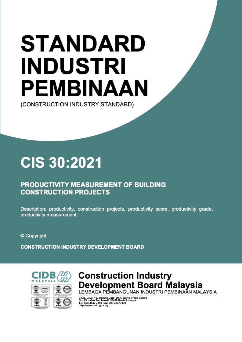 Construction Industry Standard CIS - CIDB HQ