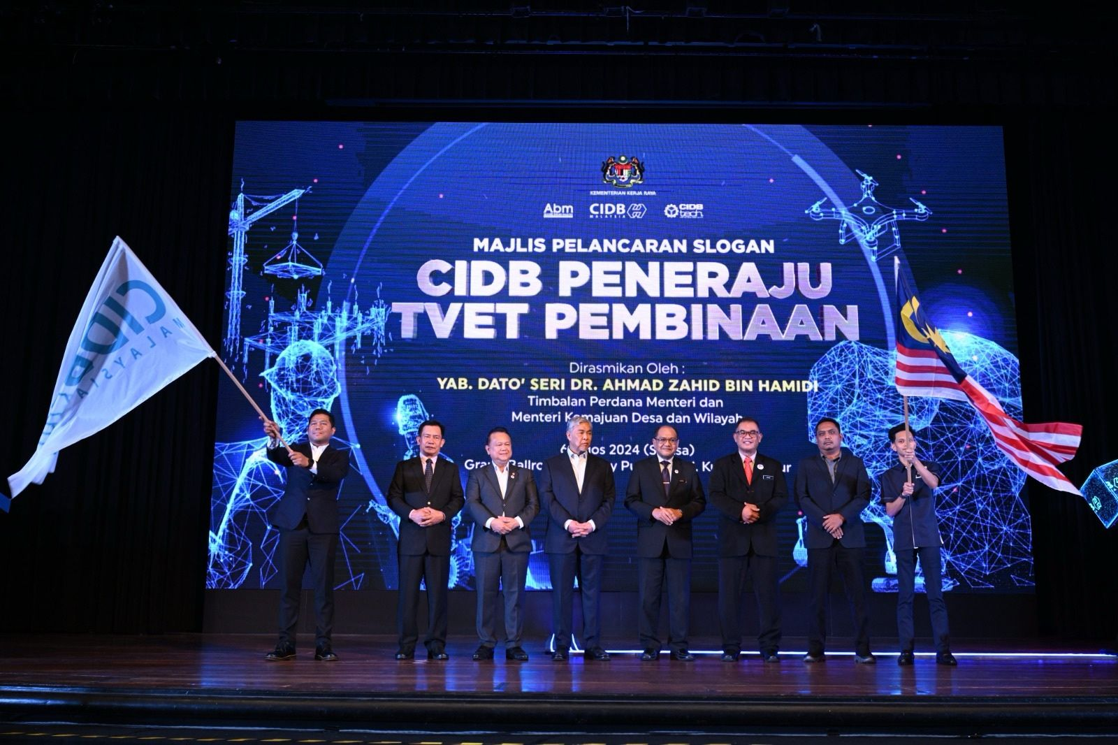 CIDB MALAYSIA launched the slogan "CIDB Pioneer TVET Construction"