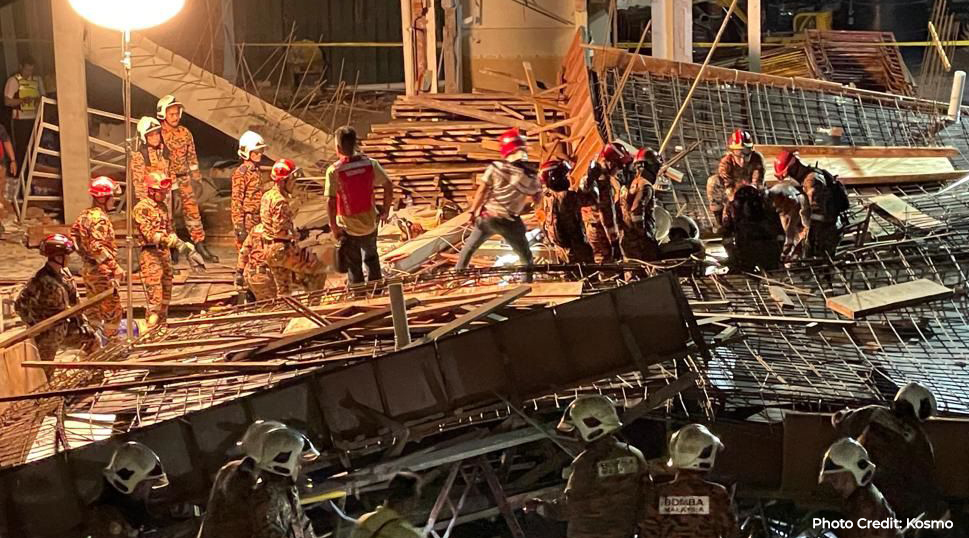 BUILDING COLLAPSE INCIDENT IN MALACCA: IMMEDIATE STOP WORK ORDER